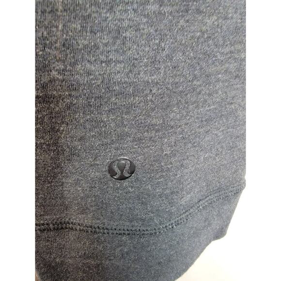 Lululemon Reversible Open Your Heart Striped Long Sleeve Top Sz Small White Gray - Picture 13 of 13